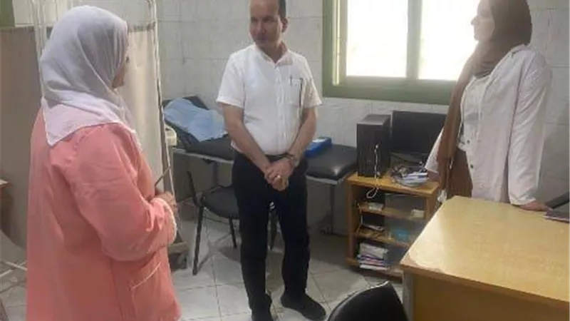 وكيل وزارة الصحة بالقليوبية يتفقد الوحدة الصحية في سندنهور ببنها