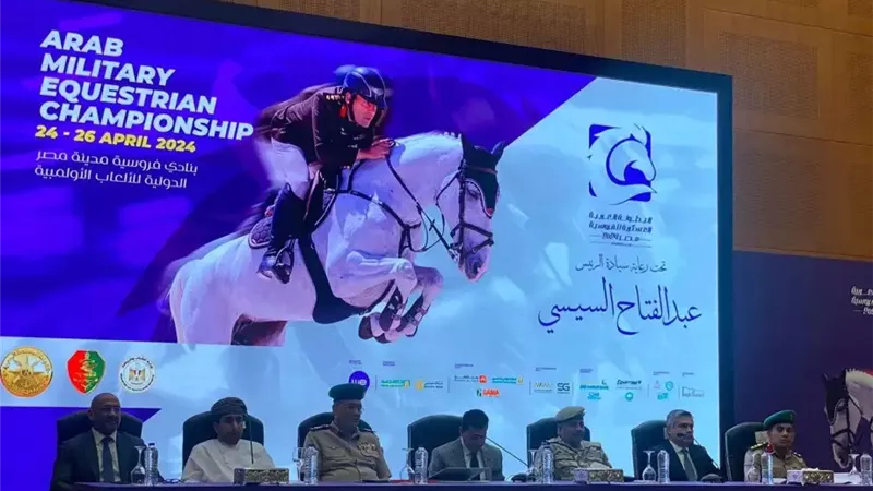 بث مباشر.. انطلاق البطولة العربية العسكرية للفروسية بحضور الرئيس السيسي