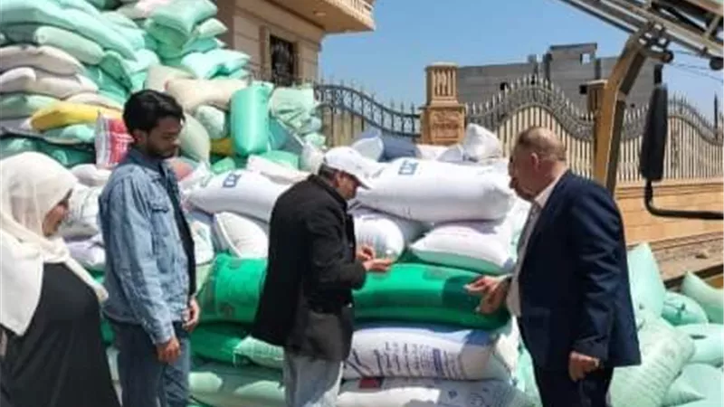 توريد١٣٤١٨٧ طن من الذهب الأصفر لشون وصوامع الشرقية