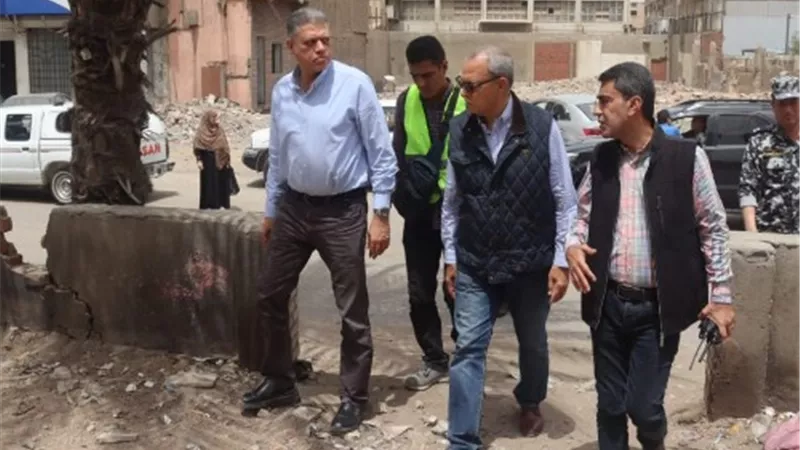 محافظ القليوبية يتفقد أعمال النظافة بالخصوص وشبرا الخيمة.. صور
