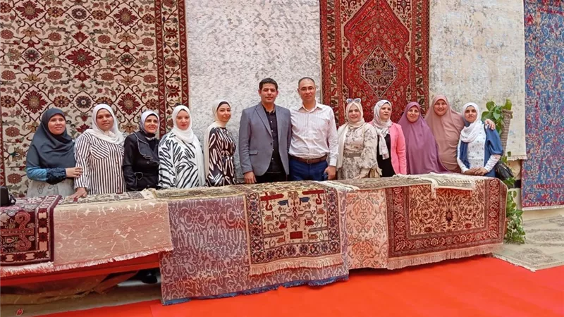 برنامج تدريبى مشترك بين رشيدوشمال سيناء عن صناعة السجاد اليدوى