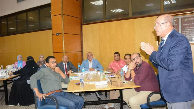 تدريب أعضاء هيئة التدريس والقيادات بجامعة أسيوط