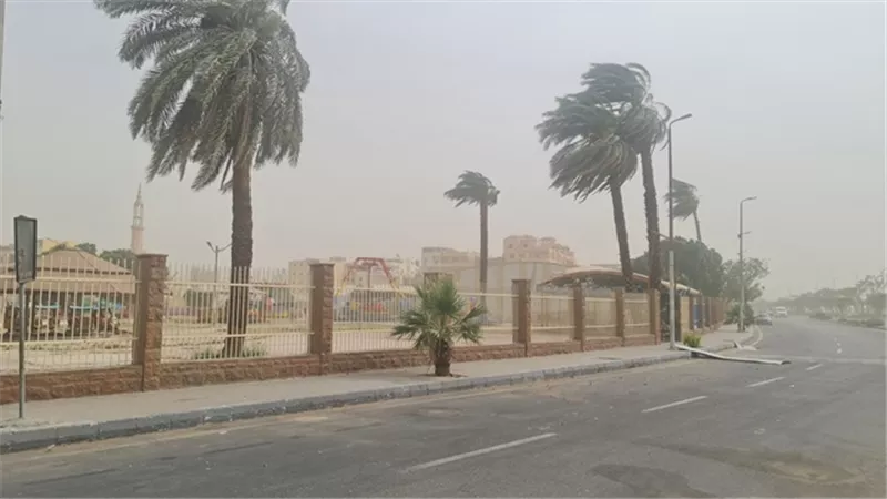 عودة الأحوال الجوية لطبيعتها بالأقصر بعد توقف العاصفة