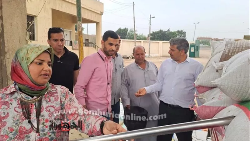 ختام اليوم ال 12 توريد 025 , 2771 طن قمح لشون وصوامع البحيرة
