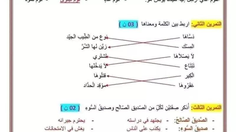 مراجعات نهائيه .. التربية الاسلامية في 10 ورقات الصف الرابع الابتدائي