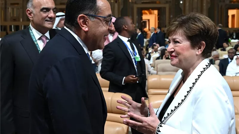 مدبولى يلتقى المدير العام لصندوق النقد الدولي