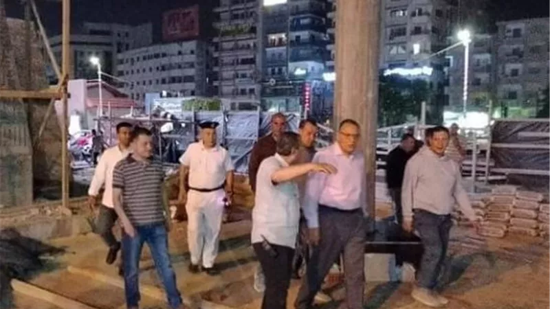 تركيب الانترلوك بمنطقة منشية السادات بمدينة الزقازيق