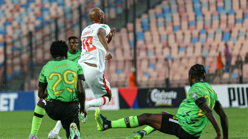 الزمالك ودريمز الغاني فى الكونفدرالية مباشر هنا