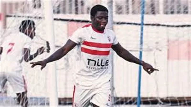 سامسون أكينيولا يضيف الهدف الثاني للزمالك أمام دريمز الغاني