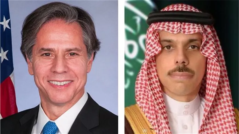 وزيرا خارجية السعودية وأمريكا يبحثان سبل تعزيز التعاون الثنائي