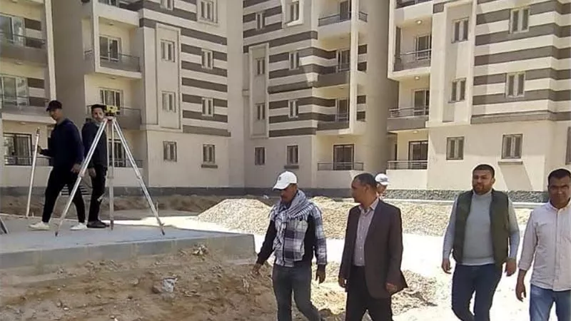 رئيس جهاز حدائق العاصمة يتفقد وحدات سكن لكل المصريين