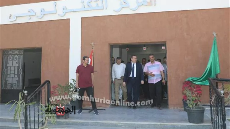 أبوليمون يتفقد المجمع الخدمي بسنتريس ويوجه بجاهزية لجان التصالح