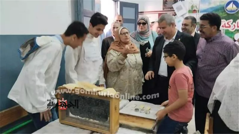 مدير تعليم دمياط يفتتح معرض التربية الزراعية الشامل