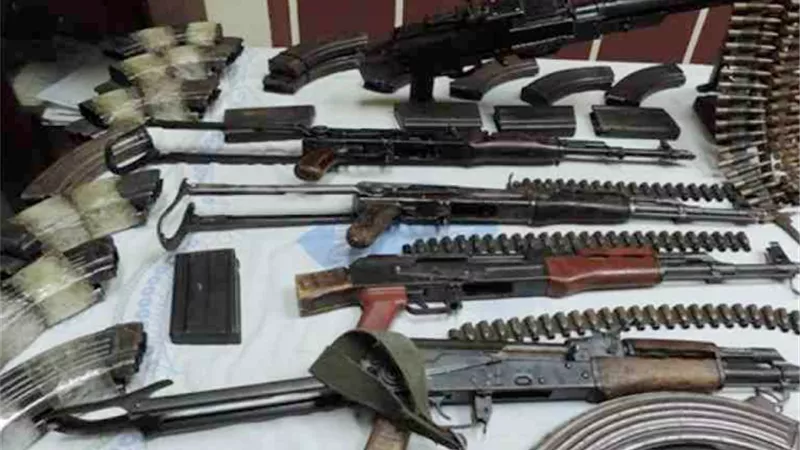 ضبط شخصين بالفيوم وبحوزتهما 10 أسلحة نارية غير مرخصة