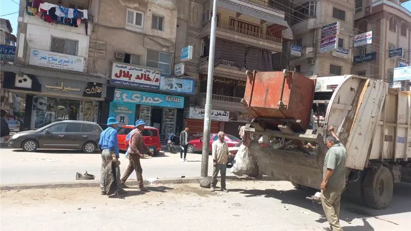 رفع 530 طن مخلفات بلديه و 70طن اتربه فى حمله النظافه بالدقهلية