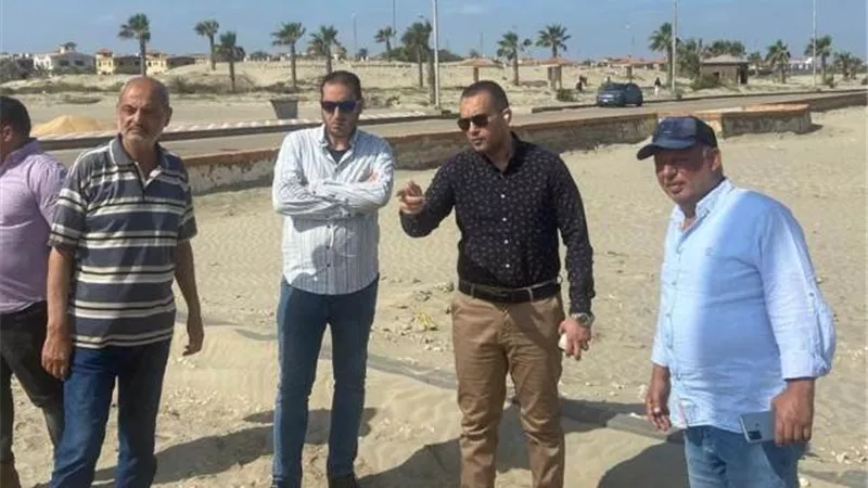 جهاز دمياط الجديدة يضع اللمسات الأخيرة للشواطئ إستعداداً للصيف