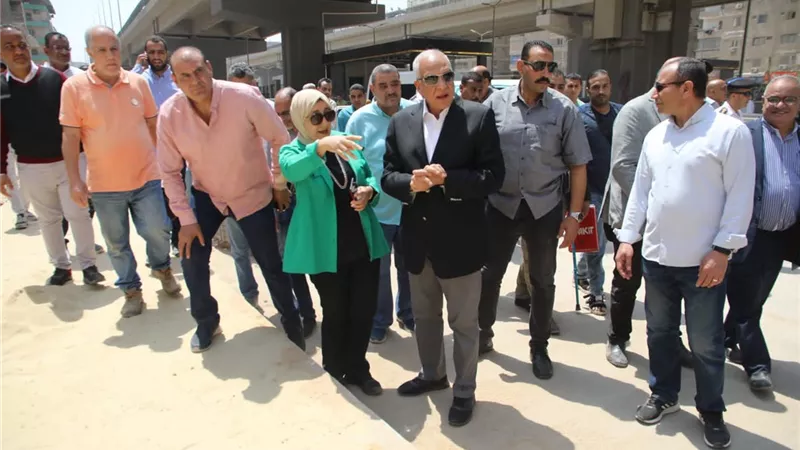 محافظ الجيزة يتفقد المرحلة الثالثة من تطوير وتغطية ترعة المريوطية
