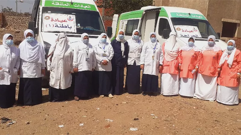 الكشف على 1753 مريضا فى قافلة بقرية هلا مركز ميت غمر