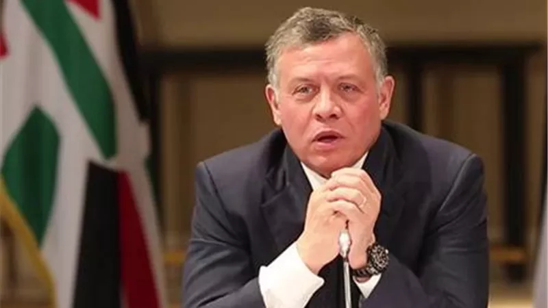 العاهل الأردني يؤكد ضرورة الوقف الفوري لإطلاق النار في غزة
