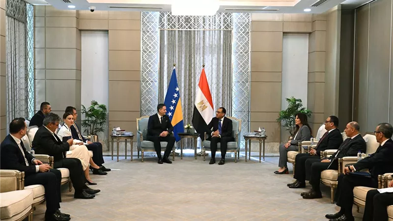 مدبولى: نأمل في تعزيز التبادل التجاري بين مصر و البوسنة والهِرسِك