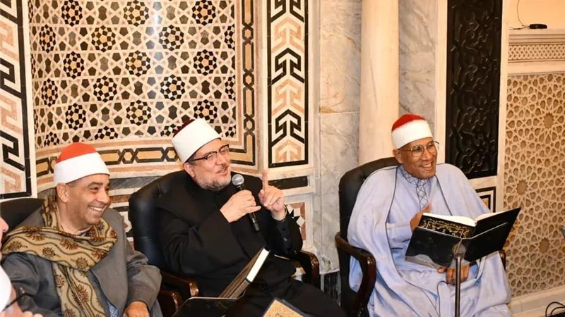 وزير الأوقاف يشهد الختمة المرتلة بمسجد السيدة زينب رضي الله عنها