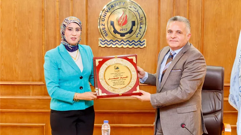 بروتوكول تعاون بين جهاز السويس الجديدة والجامعة لتبادل الخبرات