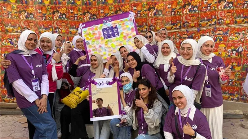 طلاب اعلام الزقازيق يطلقون حملة هون لتخفيف تكاليف الزواج