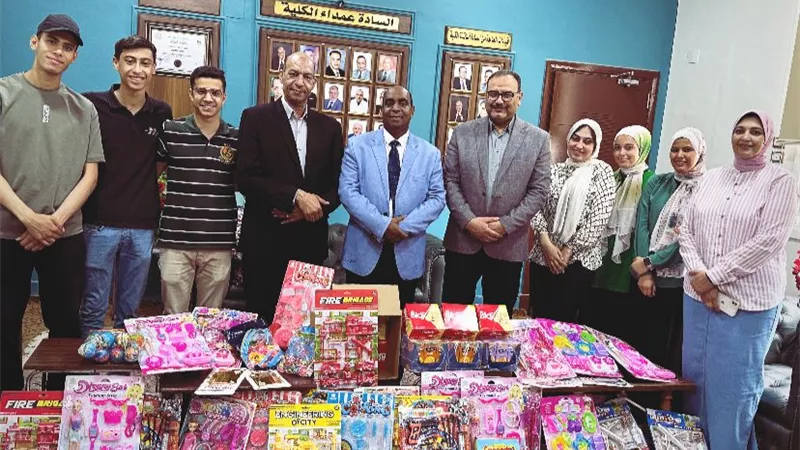 لرسم البهجة.. طلاب كلية الطب بجامعة سوهاج في زيارة لدار الأيتام