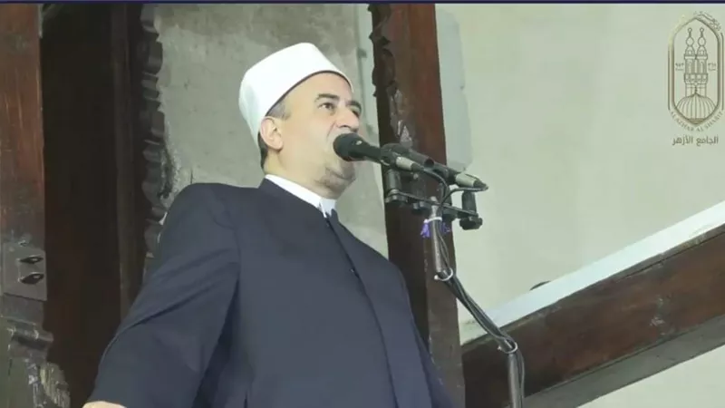 د.الغفير خطيب الجامع الأزهر:الحضارات الإنسانية قامت على الأخلاق