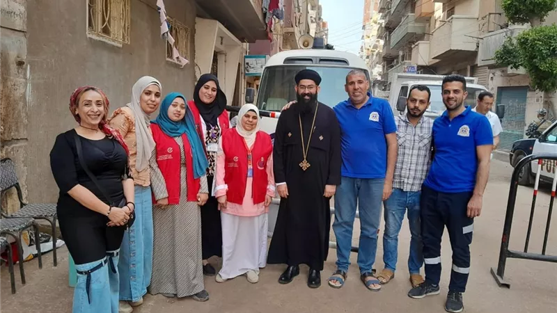 أنشطة مكثفةلفرق المبادرات الرئاسية فى احتفالات عيدالقيامةبالبحيرة