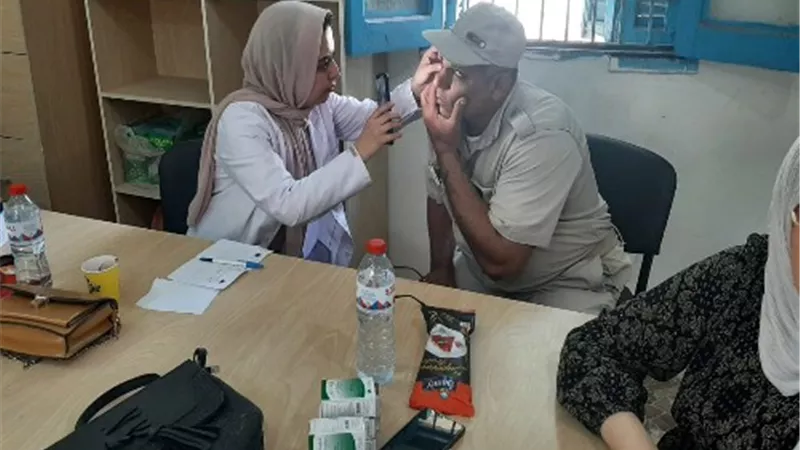 جامعة بنها تنظم قافلة طبية بقرية ميت كنانة بطوخ