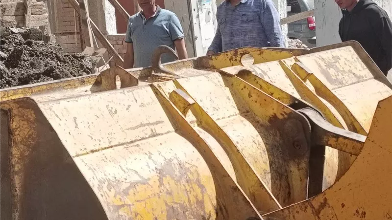 إزالة فورية لمخالفات البناء والإشغالات بمدينة دمياط الجديدة
