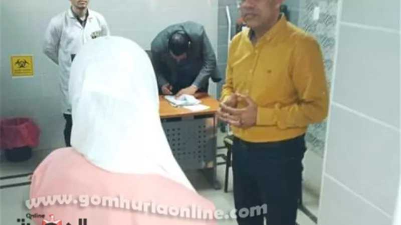 وكيل الصحة بدمياط يشكر أطباء وتمريض قسم ثان بعاصمة المحافظة