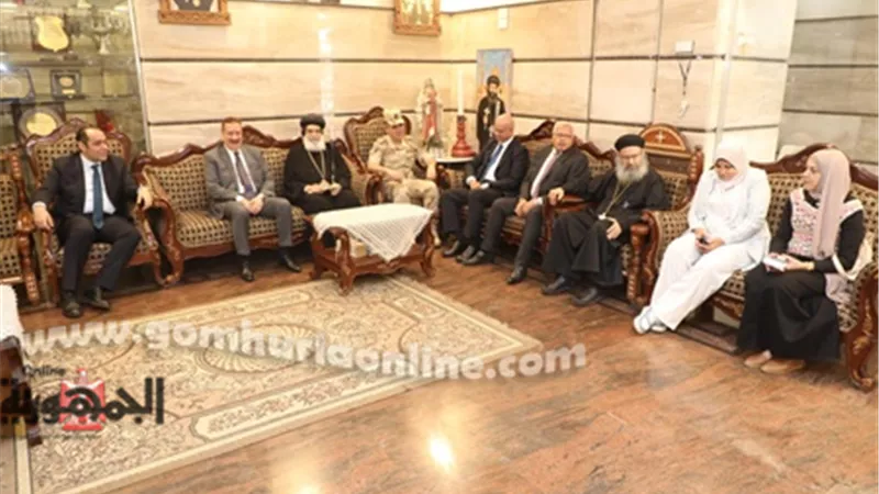 محافظ المنوفية يهنئ الأخوة الأقباط بمناسبة عيد القيامة المجيد