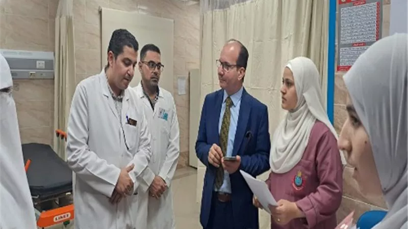 وكيل وزارة الصحة بالقليوبية يتفقد مستشفى القناطر الخيرية العام