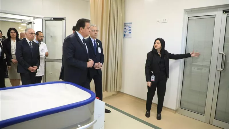 وزير الصحة يتفقد مستشفى حروق أهل مصر