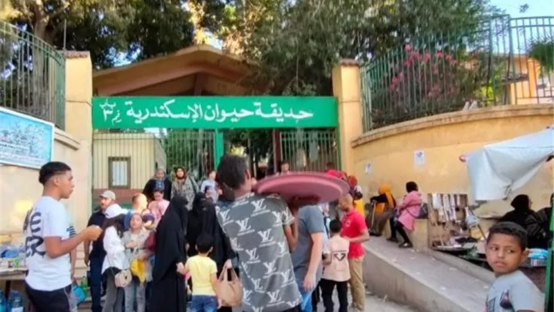 ١٨الف زائر لحيوان الاسكندرية