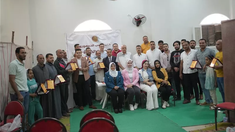 زيارة ميدانية لشباب الشعب الجمهورى لقرية القراموص