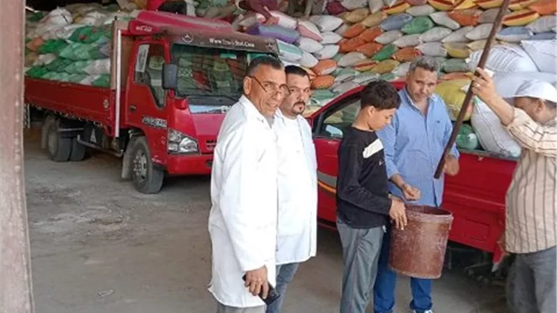 توريد 4530 طن و 865 كيلوا قمح اليوم لشون ايتاى البارود