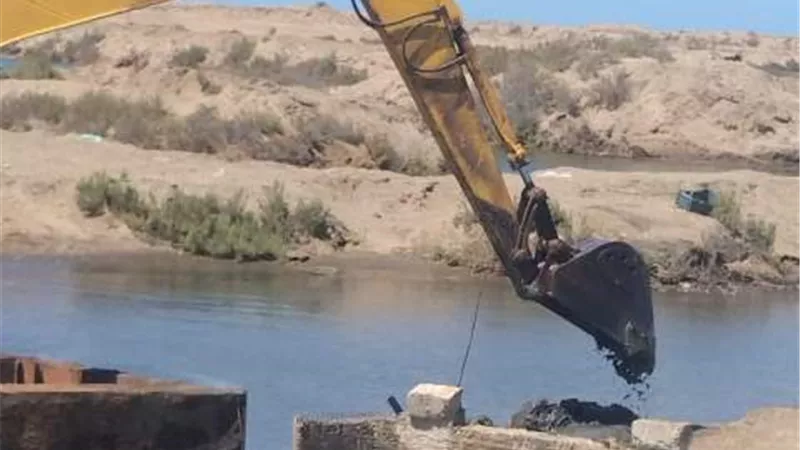 إزالة ٦٣ حالة تعدي على أملاك الدولة بدمياط