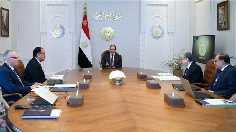 الرئيس السيسي يوجه بتوفير الاحتياجات اللازمةلعدد من المشروعات التنموية