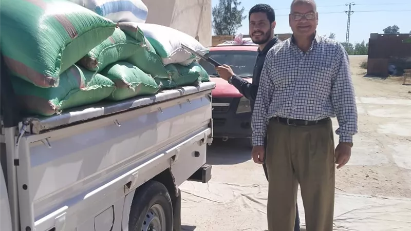 توريد 5010 طن و 687 كيلوا قمح اليوم لشون ايتاى البارود