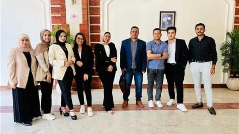 إعلام بني سويف فى معرض الصناعات الشبابية الإعلامية الإبداعية