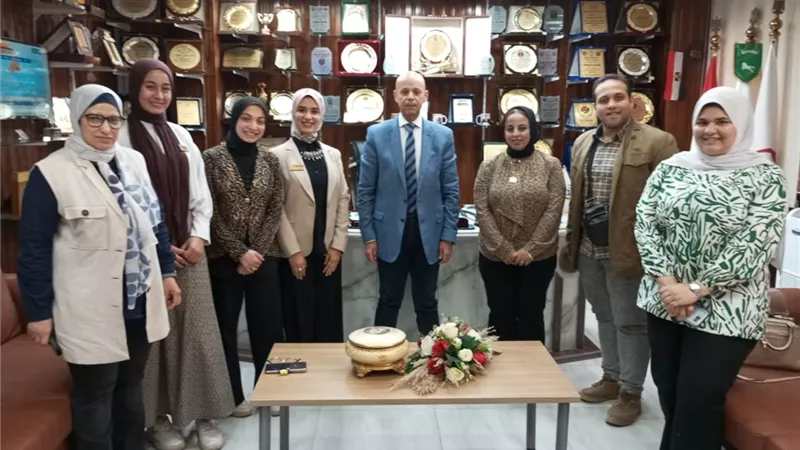 مدير صحة الشرقية يستقبل ممثلي الاتحاد المصري لطلاب الصيدلة