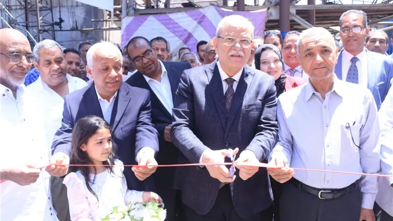 افتتاح أول برج لتبريد المياة بمصنع أرمنت في الأقصر
