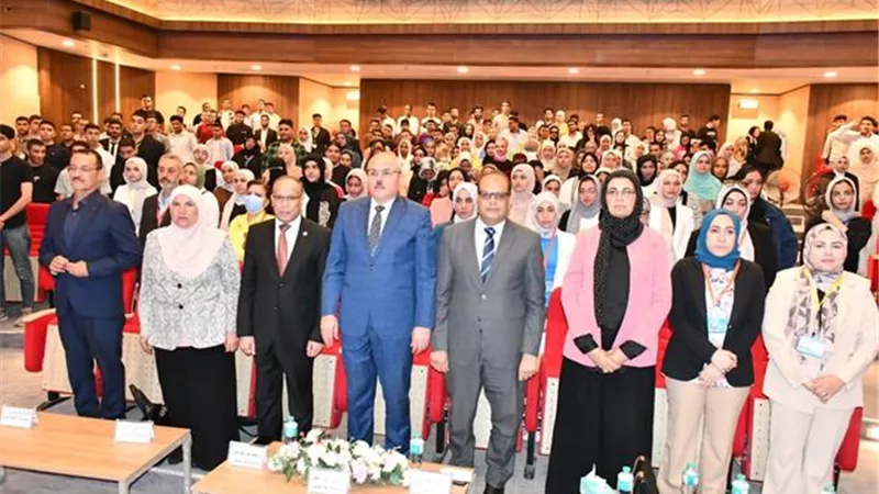إفتتاح مؤتمر البحوث الطلابية بطب جامعة الإسماعيلية الأهلية