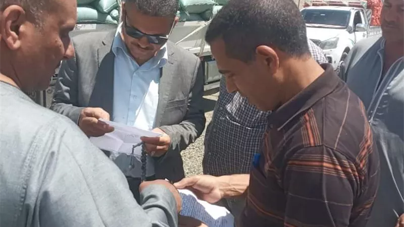 ضبط سيارة محملة بـ 9 أطنان من القمح بدون ترخيص بديرمواس