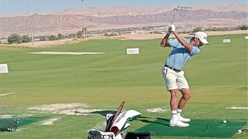 أبو العلا يفوز بالمركز الثاني فى افتتاح بطولة الأردن للجولف