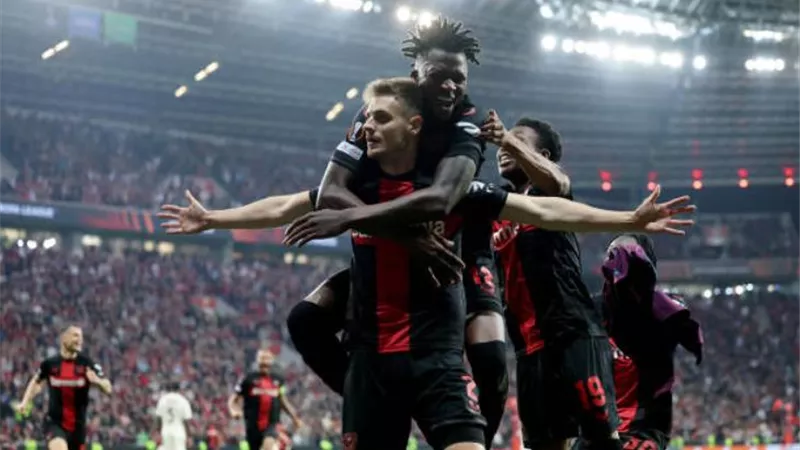 ليفركوزن يطيح بروما ويتأهل لمواجهة اتلانتا فى نهائى الدورى الاوروبى