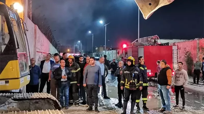 مياه الشرب بالإسكندرية تدعم الحماية المدنية للسيطرة على حريق